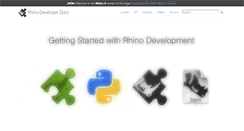 Desktop Screenshot of developer.rhino3d.com