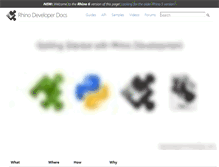 Tablet Screenshot of developer.rhino3d.com